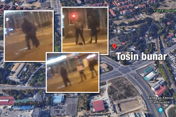 URINIRAJU NASRED ULICE, LOME ZNAKOVE, DIVLJAJU: Jeziv snimak iz Beograda (VIDEO)