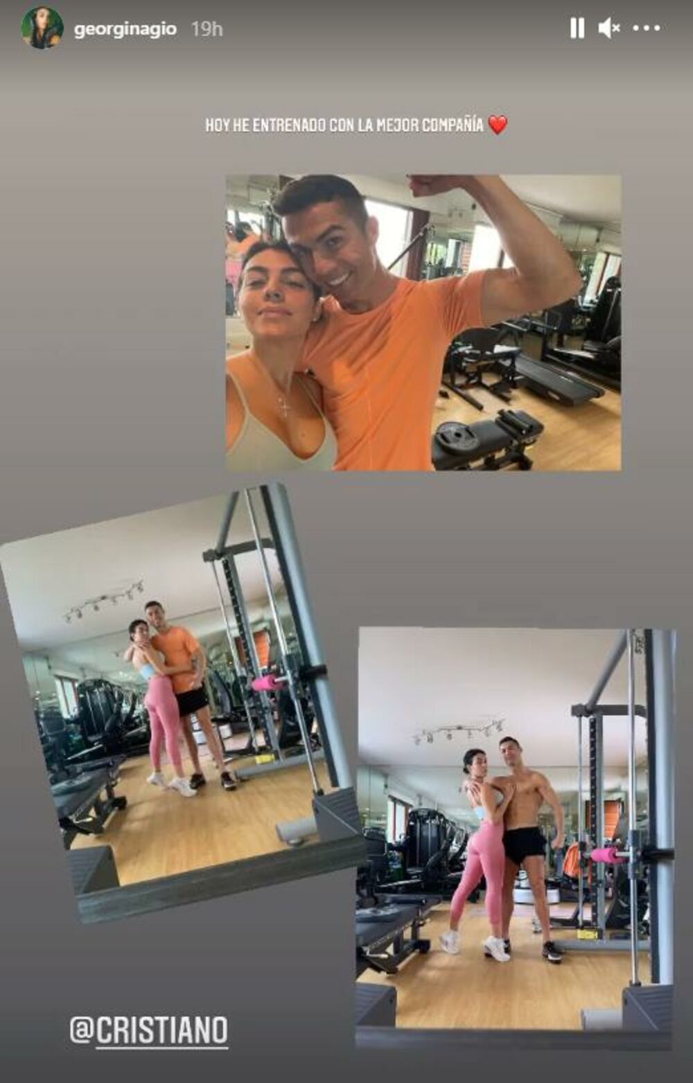 Heorhina Rodrigez, Kristijano Ronaldo