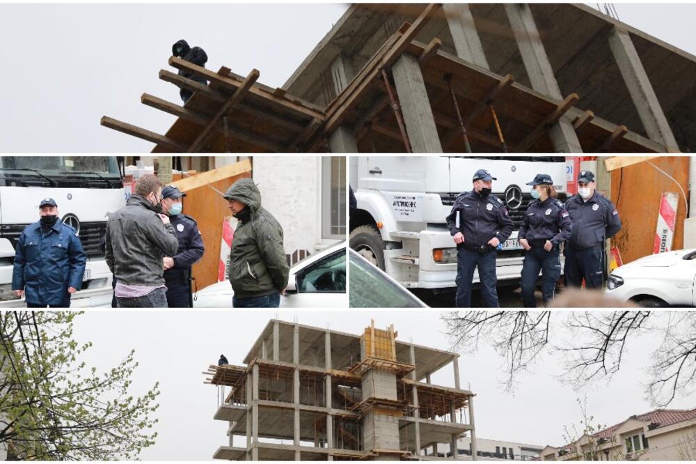 ŠETAO SE PO IVICI, PRETIO DA SKOČI: Snimak drame na gradilištu, pre nego što je čovek odustao od namere (VIDEO)