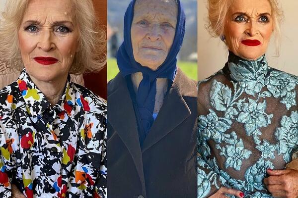 TRANSFORMACIJA BAKE MILORATKE (86) IZ IVANJICE ZAPANJILA SRBIJU: Za sve je kriv NJEN UNUK, podseća na FILMSKU DIVU