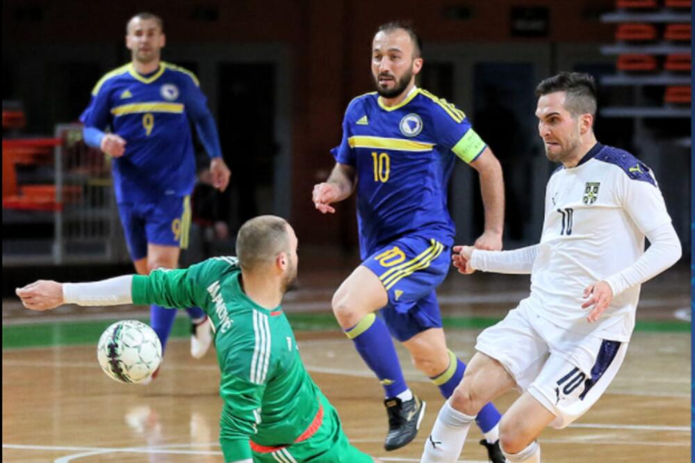 POBEDA ZA KRAJ KVALIFIKACIJA: Futsal reprezentacija osigurala baraž za Evropsko prvenstvo (VIDEO+FOTO)