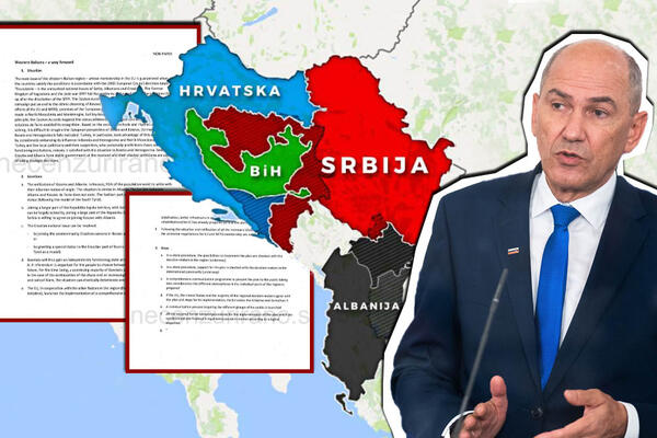 HITNO!!! SLOVENAČKI MEDIJ OBJAVIO NAVODNI DOKUMENT JANŠE O PROMENI GRANICA NA BALKANU: Pojedinosti su ŠOKANTNE!