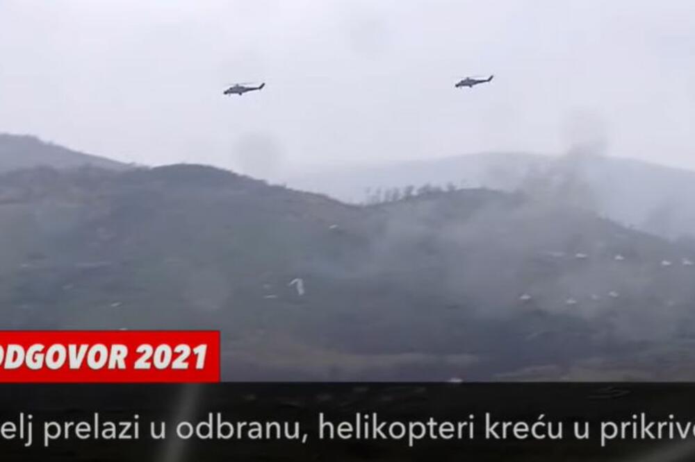 DRUGI DEO VEŽBE "ODGOVOR 2021": Vojska prikazuje najsavremenije naoružanje, prisutan je vrh države