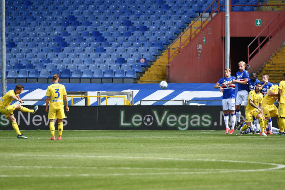 NAJLEPŠI GOL DARKA LAZOVIĆA OVE SEZONE! Iz slobodnjaka je doveo svoju ekipu u vođstvo (VIDEO)