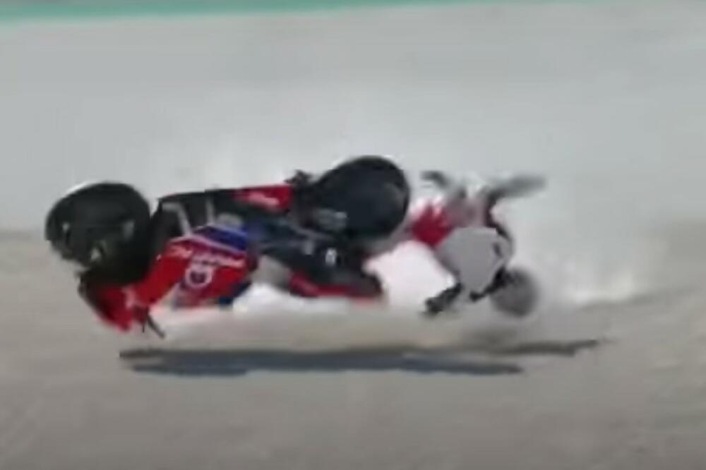 STRAVIČNA NESREĆA NA STAZI: Poznati motociklista doživeo višestruke prelome - HELIKOPTEROM HITNO HOSPITALIZOVAN!