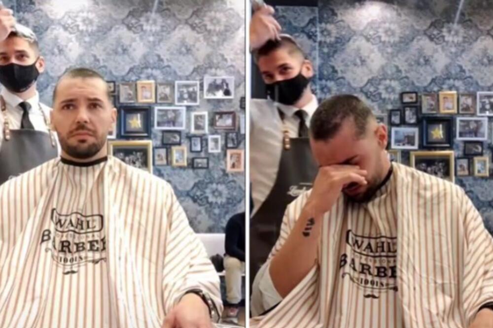 NISI SAM! FRIZER OŠIŠAO TEŠKO BOLESNOG KOLEGU: Potez koji je povukao nakon toga RASPLAKAO MNOGE (VIDEO)