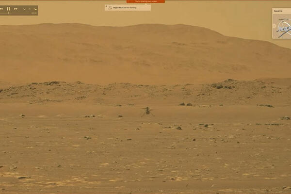 POGLEDAJTE PRVI SNIMAK LETA HELIKOPTERA NA MARSU! Danas je ISTORIJSKI DAN (VIDEO)