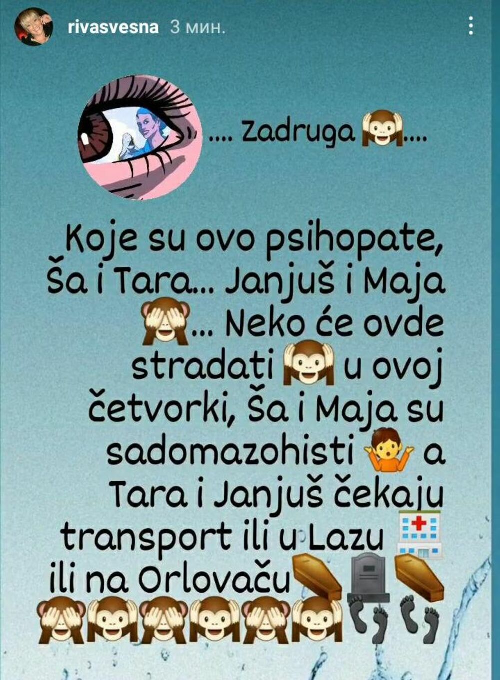 zabava, estrada, vesna rivas