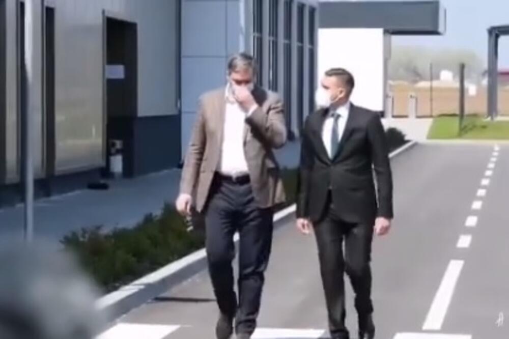 PREDSEDNIK OBJAVIO VIDEO SA OTVARANJA FABRIKE: Pogledajte kako je izgledao radni vikend prvog čoveka Srbije (VIDEO)