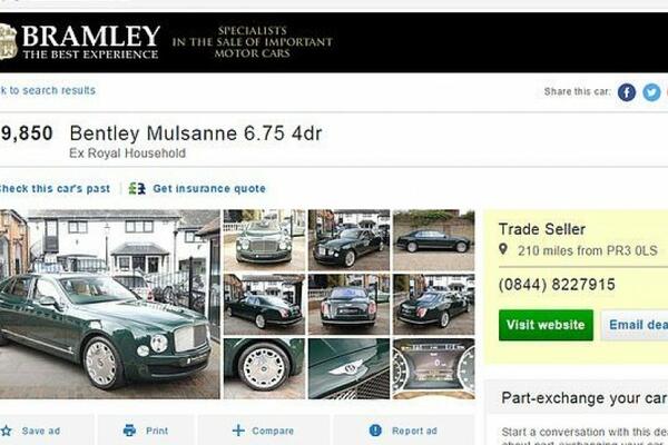 LUKSUZNI BENTLI KRALJICE ELIZABETE NA PRODAJU: Prešao je 4.000 kilometara, CENA ĆE VAS VEOMA IZNENADITI!