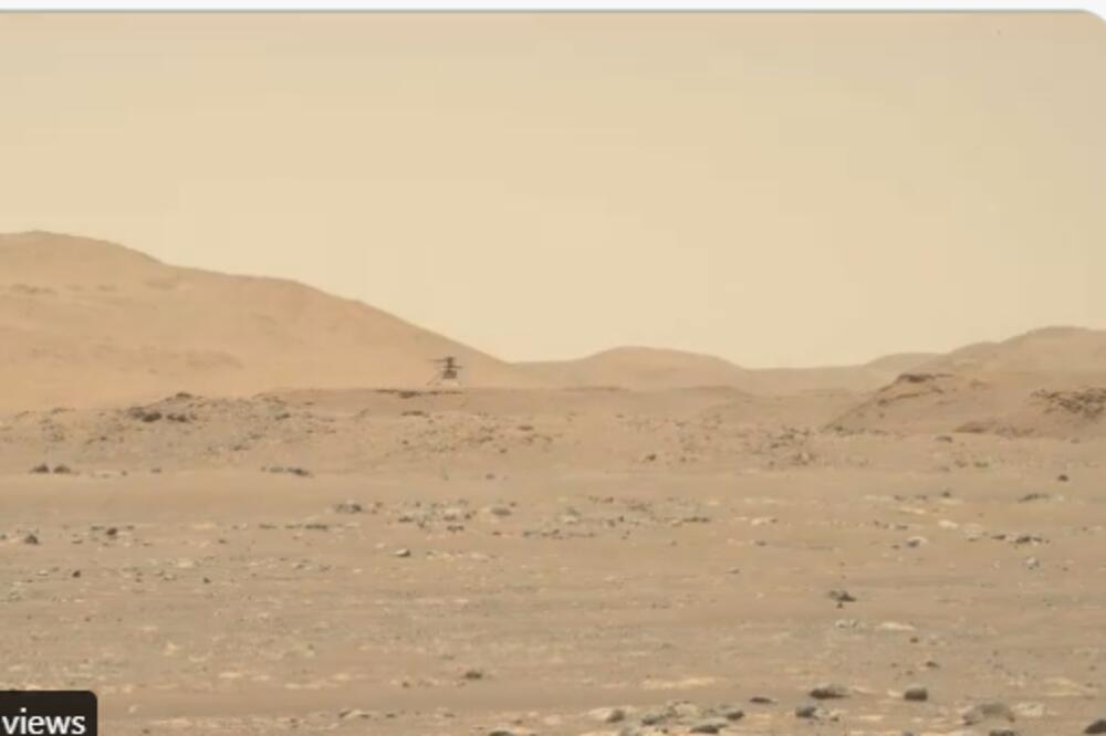 NEVEROVATNO! JOŠ JEDAN USPEH: Helikopter izveo i treći let na Marsu, 80 sekundi bio u vazduhu! (VIDEO)