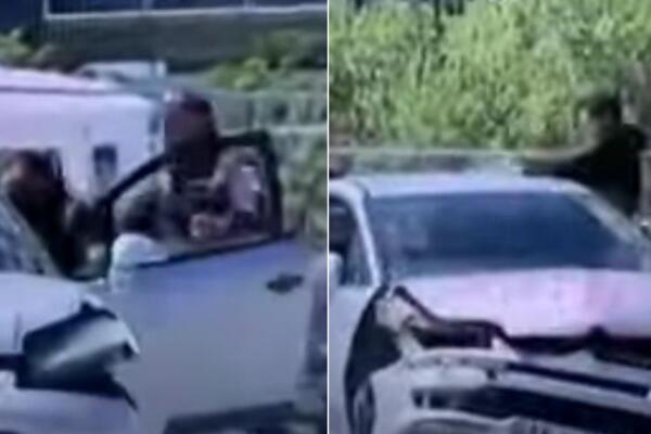 DIVLJAČKI VOZIO PO PEŠAČKOM TRGU U ALBANIJI: Nekontrolisana vožnja prestala nakon HEROJSKOG ČINA (VIDEO)