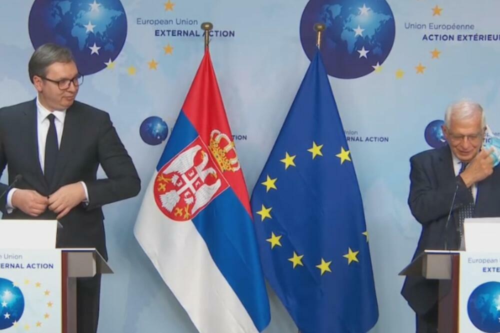 VUČIĆ POSLE SASTANKA SA BORELJOM: Ovo mi je jedna od najboljih poseta ikada (VIDEO)