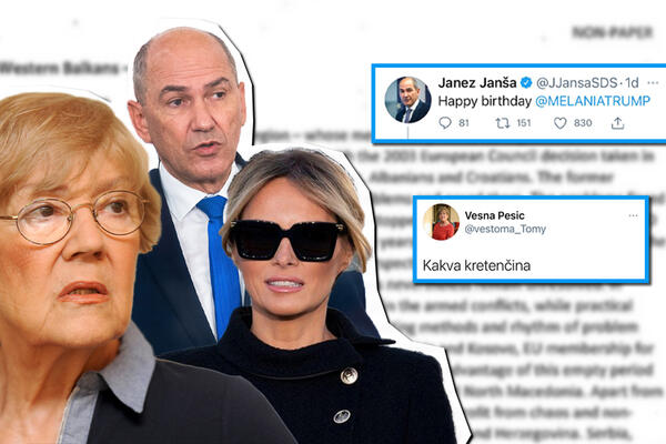 JANŠA JE ČESTITAO ROĐENDAN MELANIJI, A ONDA SE UMEŠALA VESNA PEŠIĆ: Izvređala ga je u ZVANIČNOJ PREPISCI, SKANDAL!