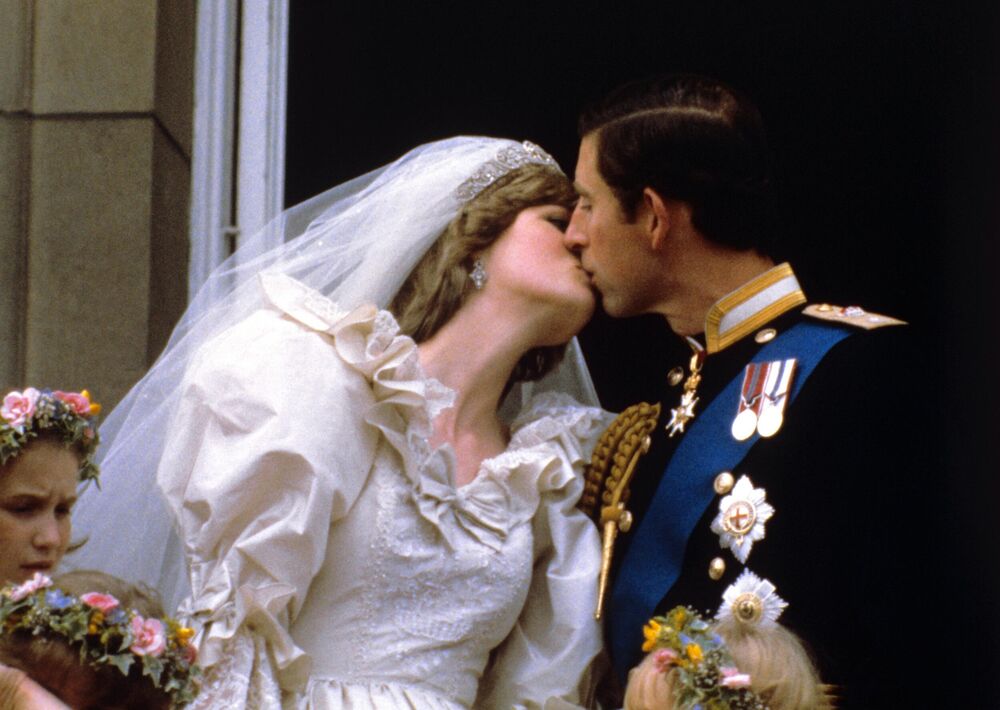 Princeza Dajana i Princ Čarls na dan venčanja