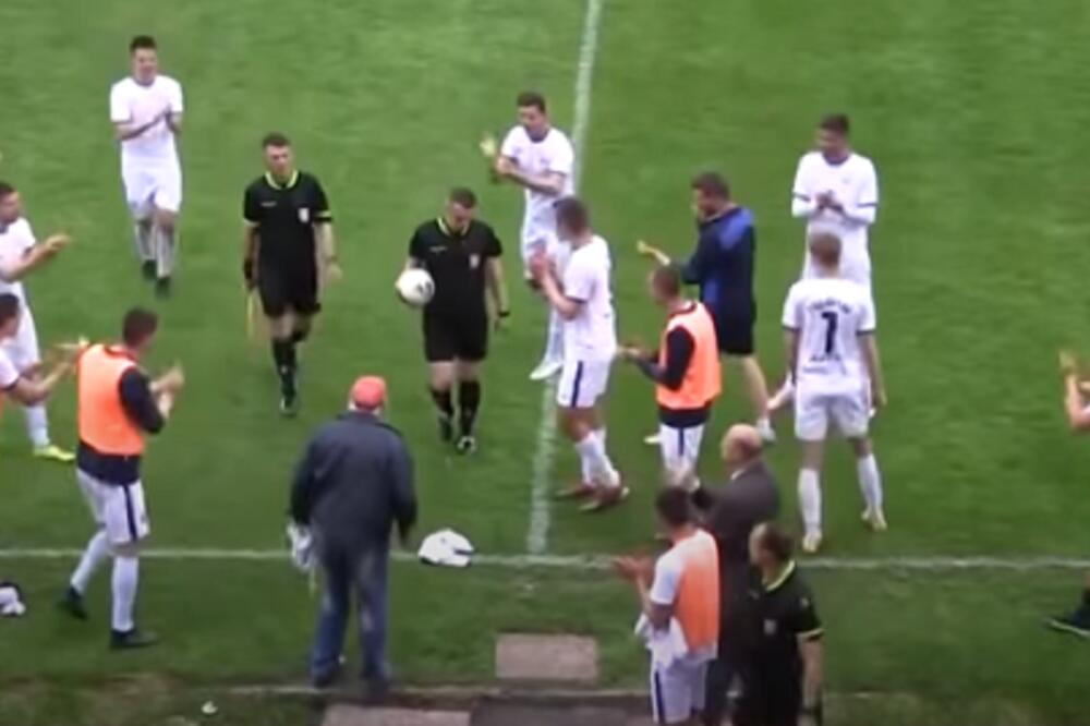 NOVI SKANDAL U SRPSKOM FUDBALU: Fudbaleri pravili ŠPALIR za Danila Grujića!