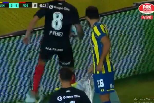 UGLEDALI SE NA ALBANCE: Navijači spustili zastavu dronom na teren - Argentinac reagovao u stilu MITROVIĆA! (VIDEO)