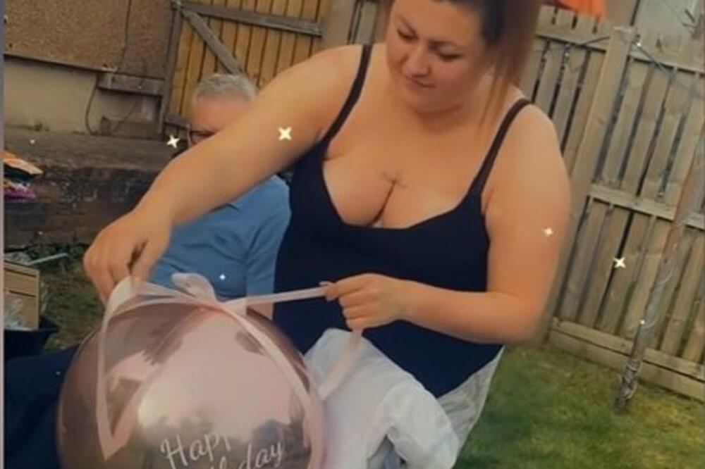 MILISEKUNDA! TRAGIKOMIČAN TRENUTAK NA PROSLAVI ROĐENDANA: Momenat neopreznosti ju je SKUPO KOŠTAO (VIDEO)