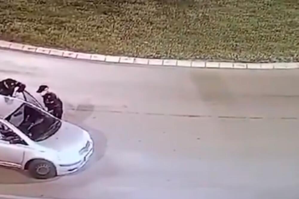 DETALJI DRAME NA NOVOM BEOGRADU: Policajac morao da puca kako bi spasio živu glavu! (VIDEO)
