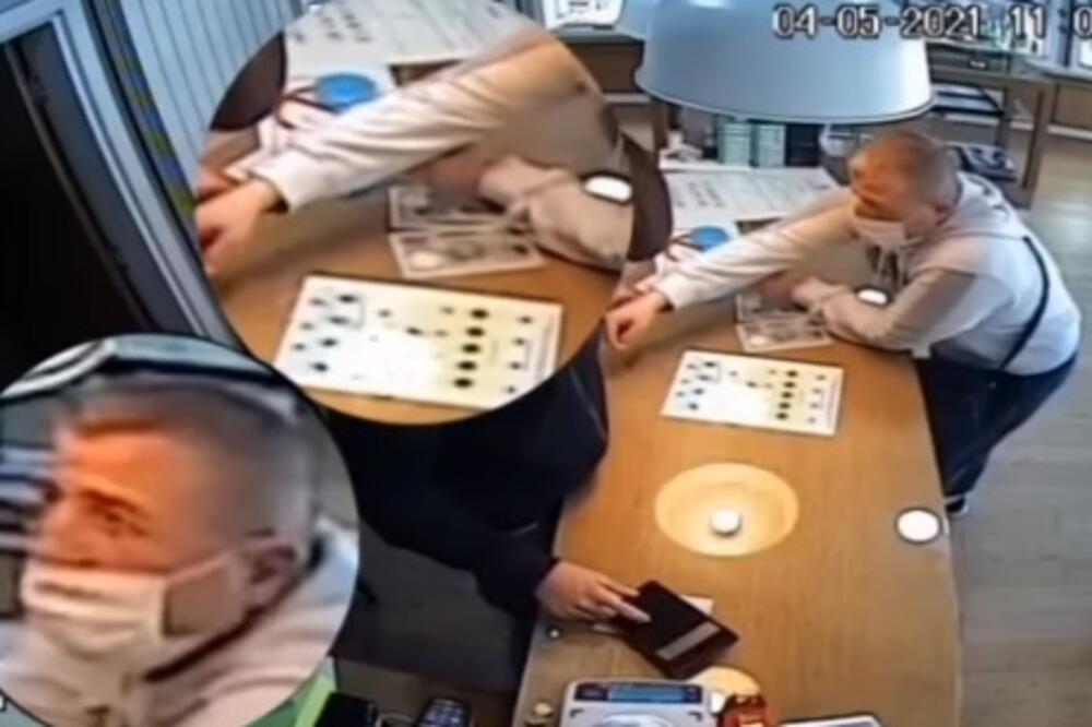 ŠOK SNIMAK KRAĐE U SRPSKOJ ZLATARI! Ispred prodavca nonšalantno ukrao dukat od 700€, Pink Panteri na aparatima
