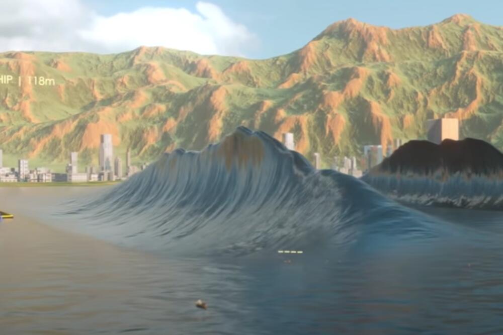 DA LI STE VI SVESNI KOLIKO JE VELIKI NAJVEĆI CUNAMI U ISTORIJI? Izašla NEVEROVATNA animacija (VIDEO)