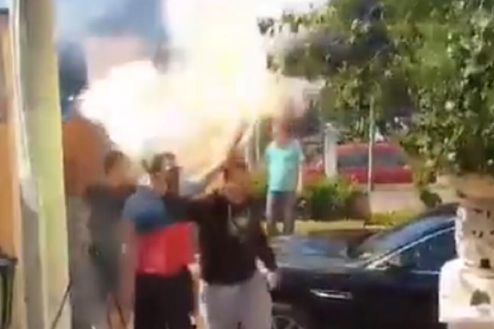 PIRO SPEKTAKL: Igrači Partizana napravili bakljadu u čast predsednika kluba! (VIDEO)