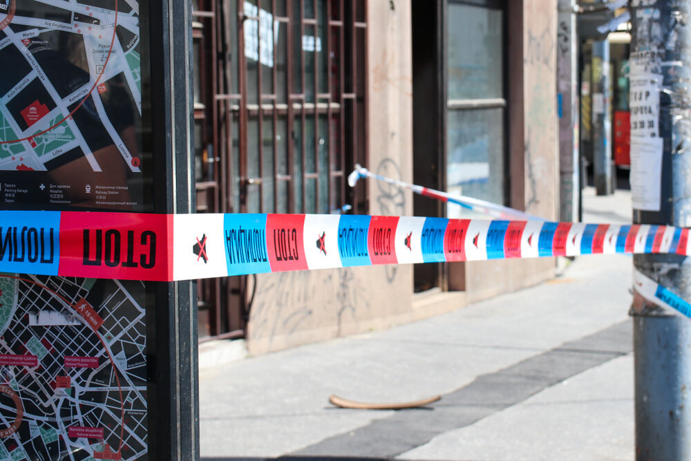 Policija, stop policija, stop, Mesto zločina, Policajci, nesreća