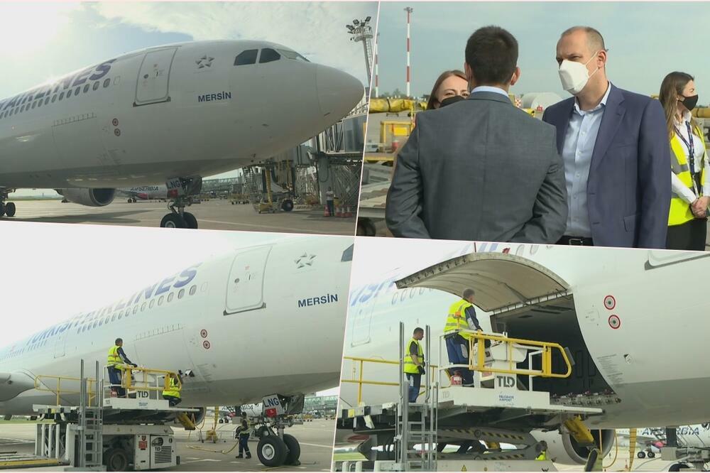 STIGLO JOŠ 120.000 VAKCINA PROTIV KORONE: Dočekao ih Lončar, avion sleteo u 8 sati
