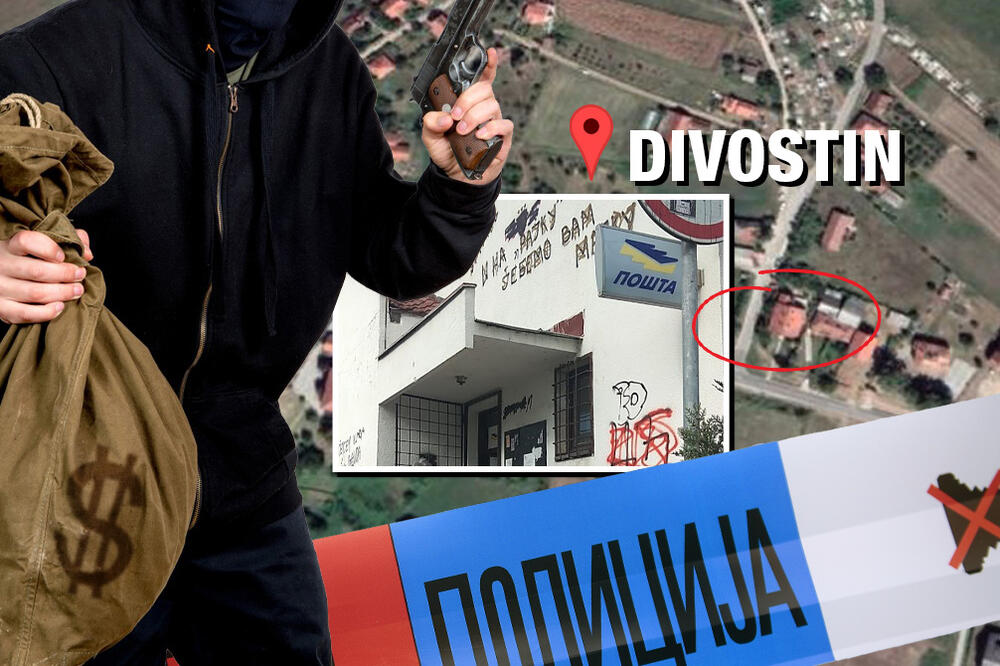 U TOKU JE POTERA ZA VIŠE MASKIRANIH LICA, POLICIJA ČEŠLJA TEREN: Pozvali smo Poštu koja je opljačkana u Divostinu!