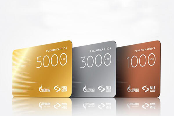 NIS poklon kartice - obradujte sebi dragog saradnika, kolegu ili poslovnog prijatelja