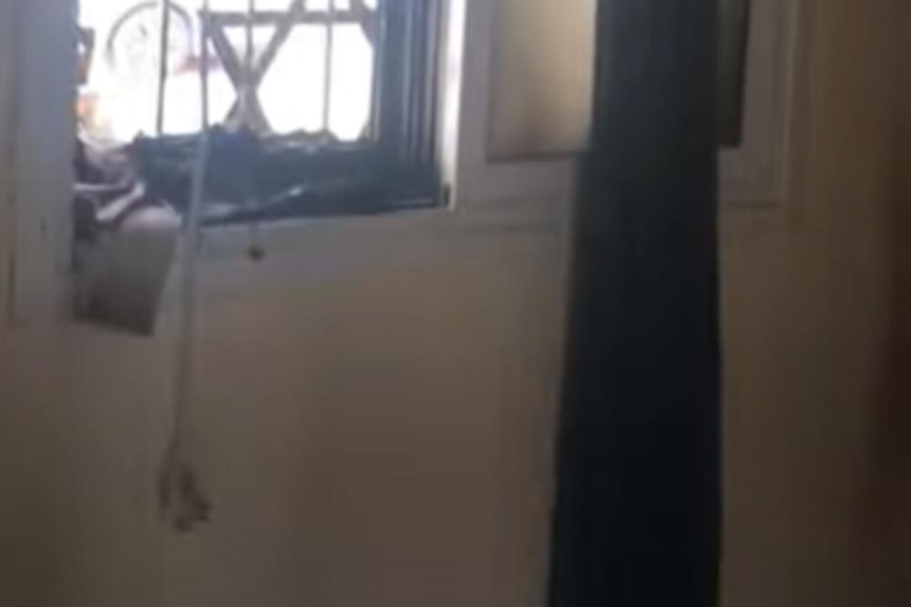 PRVI SNIMAK ZAPALJENE SINAGOGE U LODU! Skoro ništa nije ostalo od svetinje, uhapšene TRI OSOBE! (VIDEO)