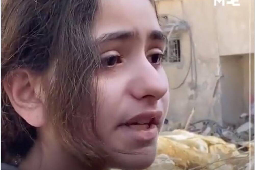 JA SAM SAMO DETE, ČIME SMO OVO ZASLUŽILI? Suze devojčice u paklu Gaze rasplakale su ceo svet (VIDEO)