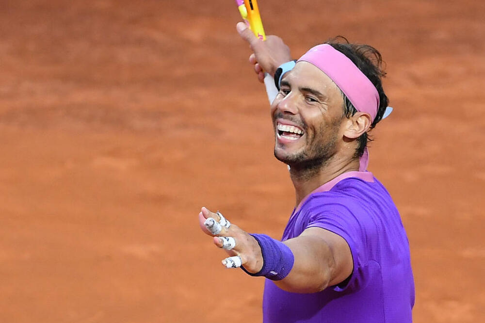 NADAL BLISTA OD SREĆE NAKON TROFEJA U RIMU: "Deseta titula, zaista je sve ovde fantastično"