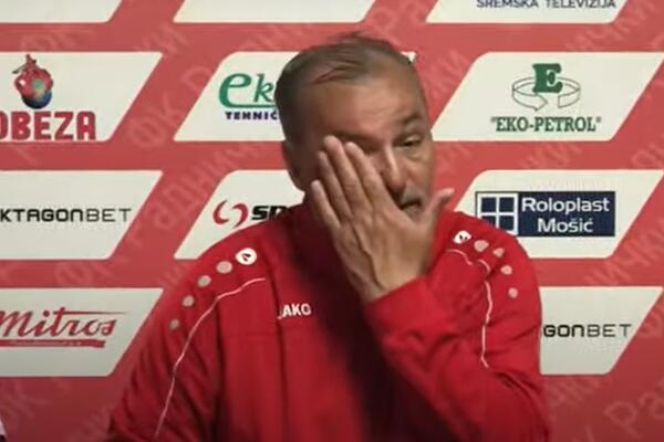 SRPSKI TRENER NA KONFERENCIJI ZAPLAKAO ZBOG BOLESNE ĆERKE: Niko ne zna da je u bolnici već 30 dana! (VIDEO)