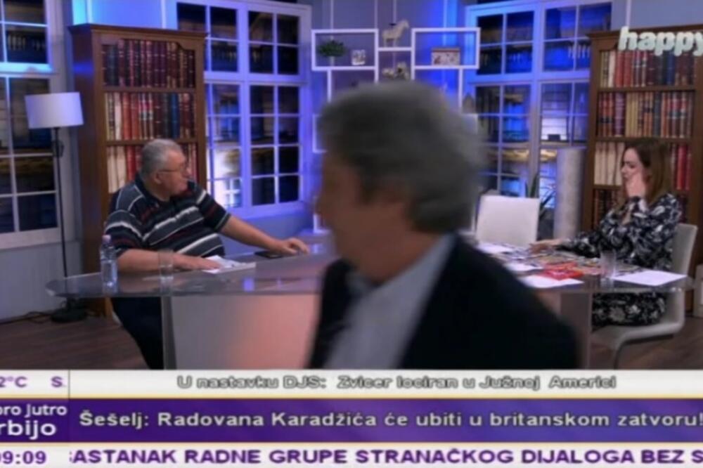 NEVIĐENI SKANDAL U JUTARNJEM PROGRAMU: Ovog puta Šešelj je napao Marića, VODITELJ NAPUSTIO STUDIO!