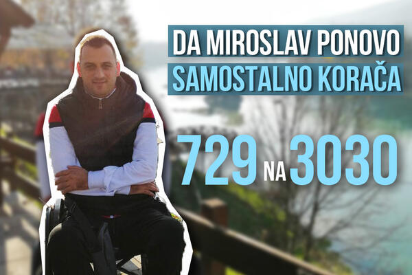SAOBRAĆAJNA NESREĆA UZROK JE ŽIVOTA U KOLICIMA: Miroslav (34) NE ŽELI da se preda, budimo PODRŠKA da ponovo prohoda