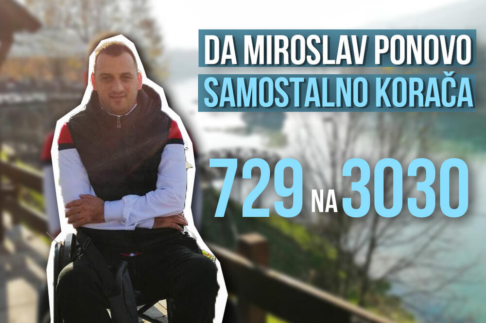SAOBRAĆAJNA NESREĆA UZROK JE ŽIVOTA U KOLICIMA: Miroslav (34) NE ŽELI da se preda, budimo PODRŠKA da ponovo prohoda