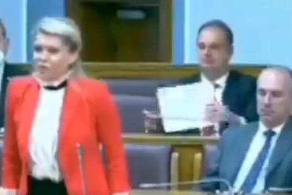 DRAMA U SKUPŠTINI CRNE GORE, TOTALNI HAOS: Draginja krenula da DIVLJA I HISTERIŠE, spominjala MAJKU SRPKINJU(VIDEO)