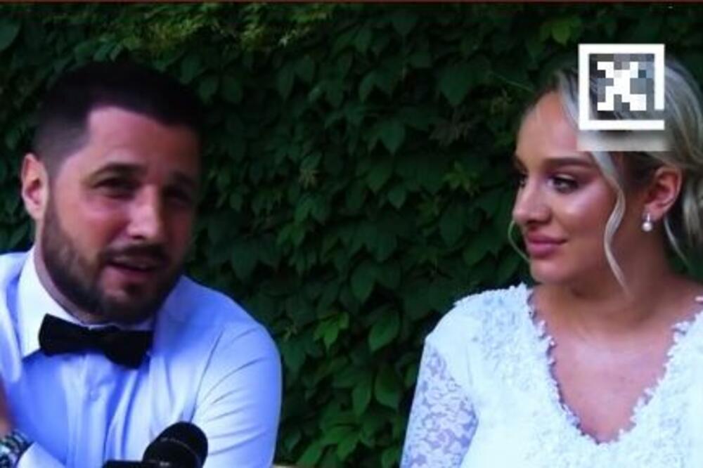LUNA I MARKO BLISTALI NA TAJNOM CRKVENOM VENČANJU: Ona u BAJKOVITOJ VENČANICI, on ne skida pogled sa nje! (FOTO)