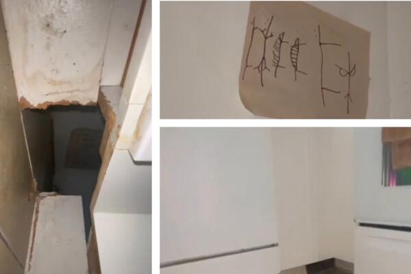 MOJA KUĆA JE UKLETA: U rupi kuhinjskog ormara pronašla sam JEZIV CRTEŽ! (FOTO)