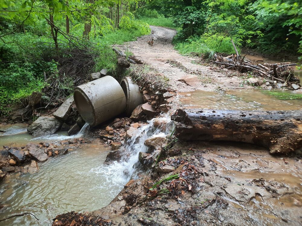 Porodica Nikolić iz Sela Lalinci, Padavine u selu Lalinci