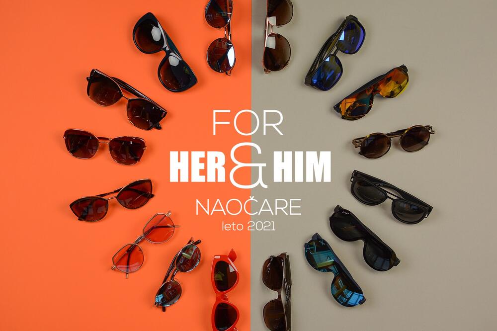 NOVA KOLEKCIJA MUŠKIH I ŽENSKIH NAOČARA ZA SUNCE: Moderne, raznih boja i oblika, vrhunskog kvaliteta!