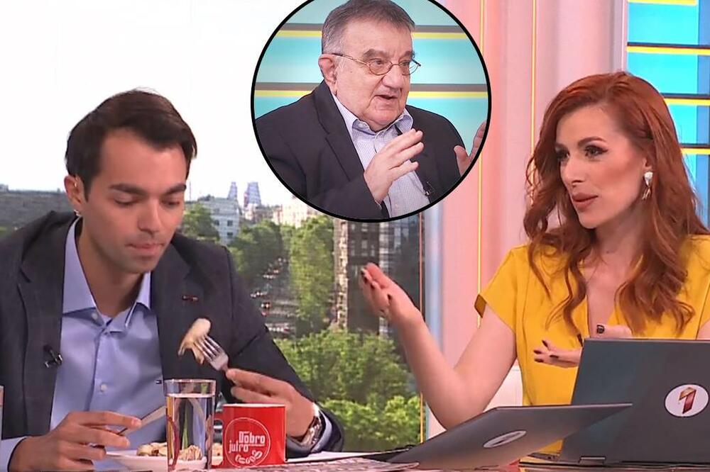 FILIP ČUKANOVIĆ JE JEO U PROGRAMU UŽIVO, A DR PERIŠIĆ GA ZABRINUTO POSMATRAO: Onda ga je utešio JEDNOM REČENICOM