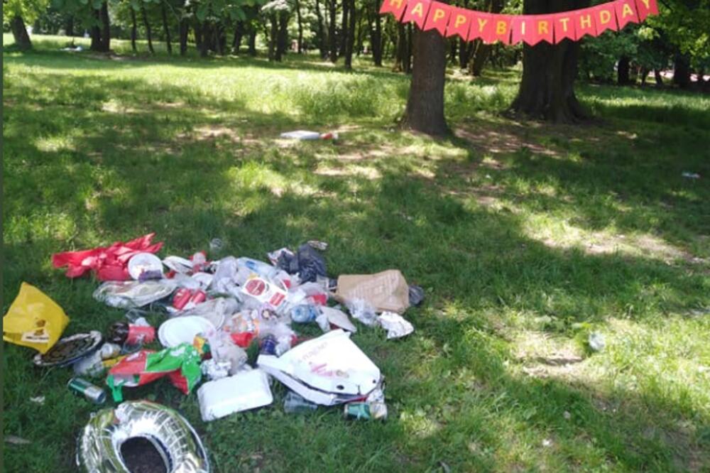 NAJRUŽNIJA SLIKA BEOGRADA: Proslavili rođendan pa za sobom ostavili SVINJAC, ovo je nedopustivo! (FOTO)