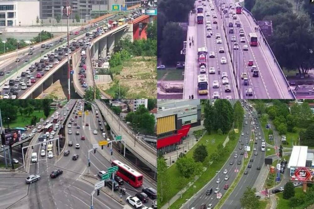 NOVE GUŽVE U BEOGRADU PRED KRAJ RADNOG VREMENA: Ubedljivo je najgore na Gazeli (FOTO)