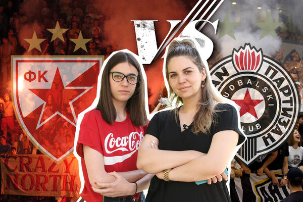 UDARILA GROBARKA NA ZVEZDAŠICU U CENTRU BEOGRADA PRED DERBI: Imamo HAOS snimak - PAZITE SAMO ŠTA SU IMALE DA KAŽU!