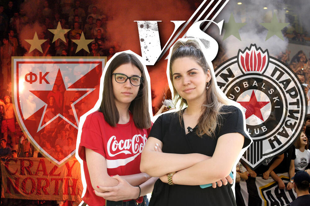 UDARILA GROBARKA NA ZVEZDAŠICU U CENTRU BEOGRADA PRED DERBI: Imamo HAOS snimak - PAZITE SAMO ŠTA SU IMALE DA KAŽU!