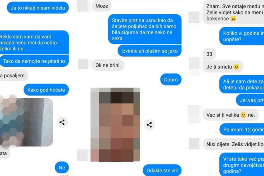 SRPSKI LOVCI NA PEDOFILE UHVATILI JEZIVOG PEDOFILA IZ HRVATSKE: Ovo su JEZIVE PORUKE koje je slao detetu (12)!