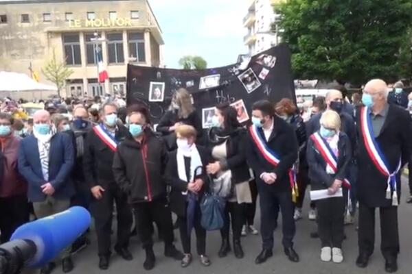 STOTINE UČESTVOVALE U TIHOM MARŠU U FRANCUSKOJ: Odata počast mladoj Stefani koju je UBIO SRBIN! (VIDEO)