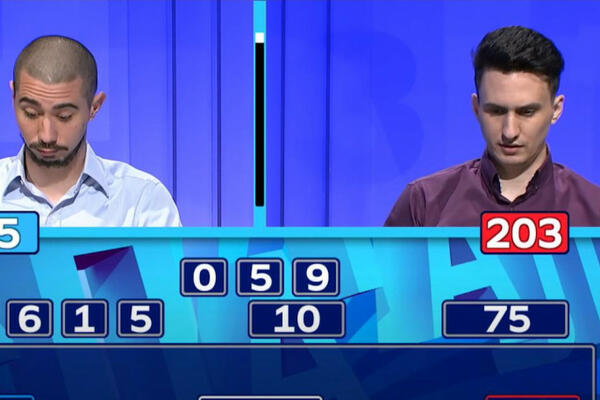 BRANIMIR ODUŠEVIO VODITELJKU U SINOĆNOJ SLAGALICI: Rešio igru u SAMO 2 POTEZA, pomogla mu POPULARNA PESMA (VIDEO)